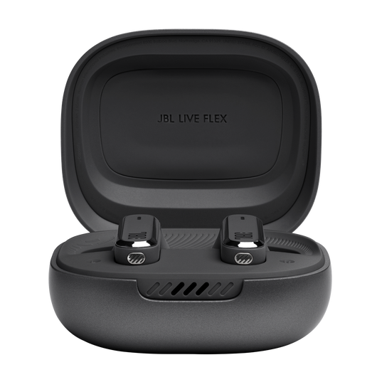 JBL Live Flex - Black - True wireless Noise Cancelling earbuds - Detailshot 1